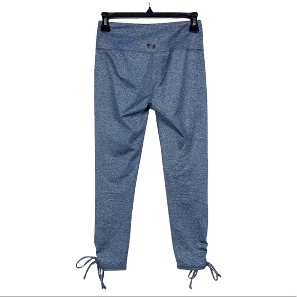 Abercrombie & Fitch Heather Blue Lace Up Detail Ankle Leggings Size XS - Picture 3 of 5